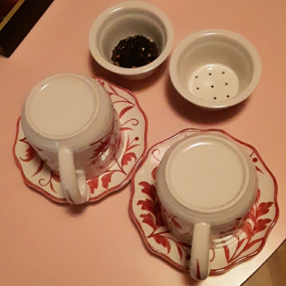 Handpainted. Dishwasher and microwave safe. - Picture 2 of 2